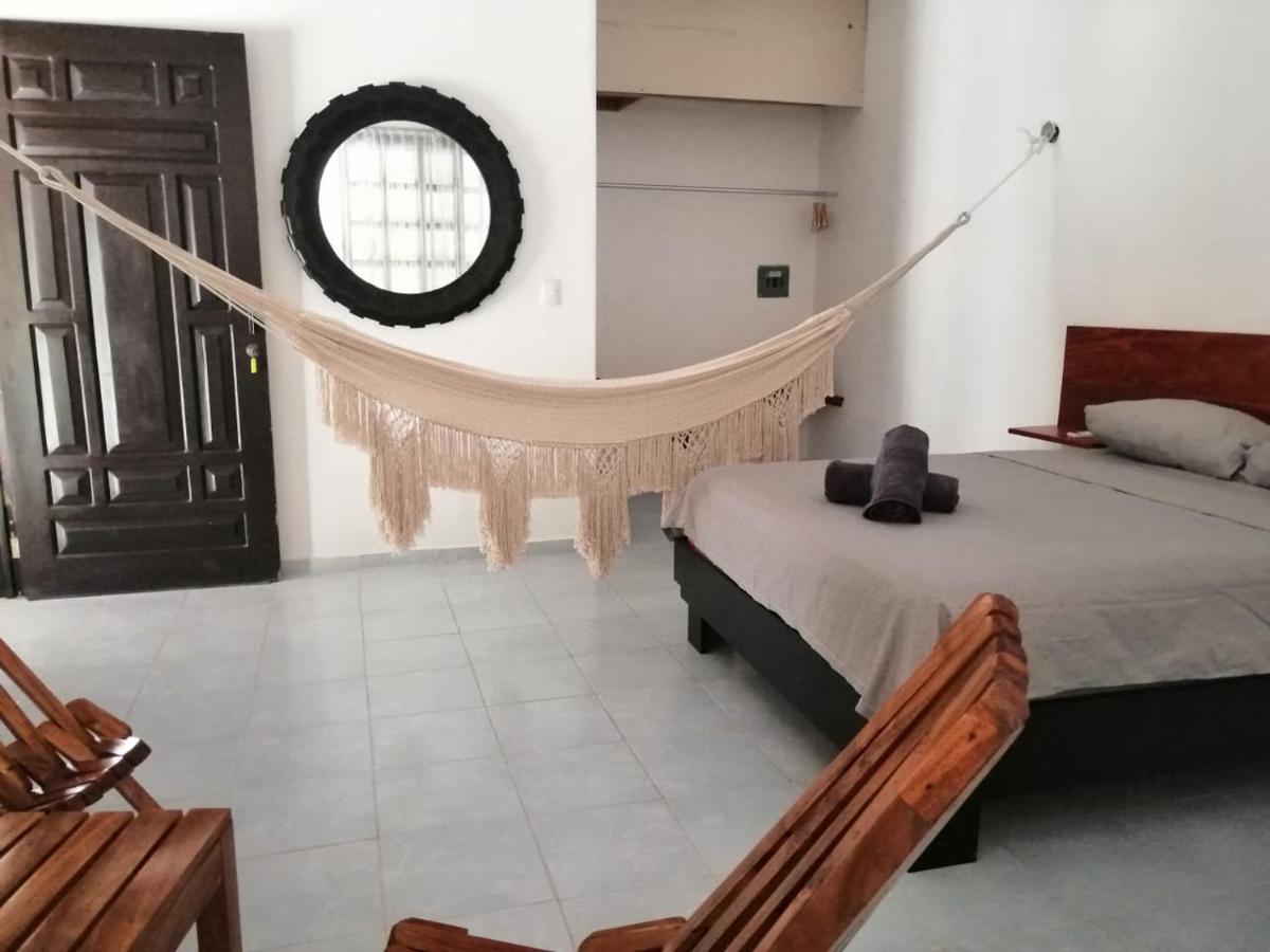 Habitacion A Unos Metros De La Playa El Cuyo Exteriör bild